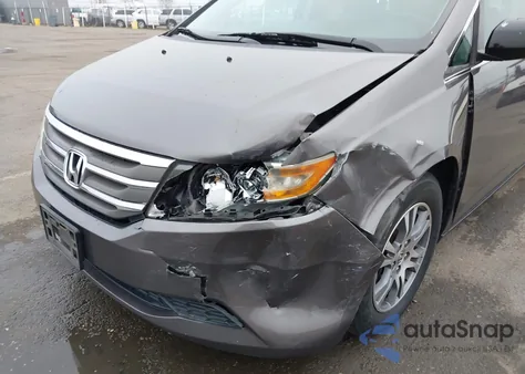 2012 Honda Odyssey Ex-L from USA, damaged, VIN 5FNRL5H69CB006891